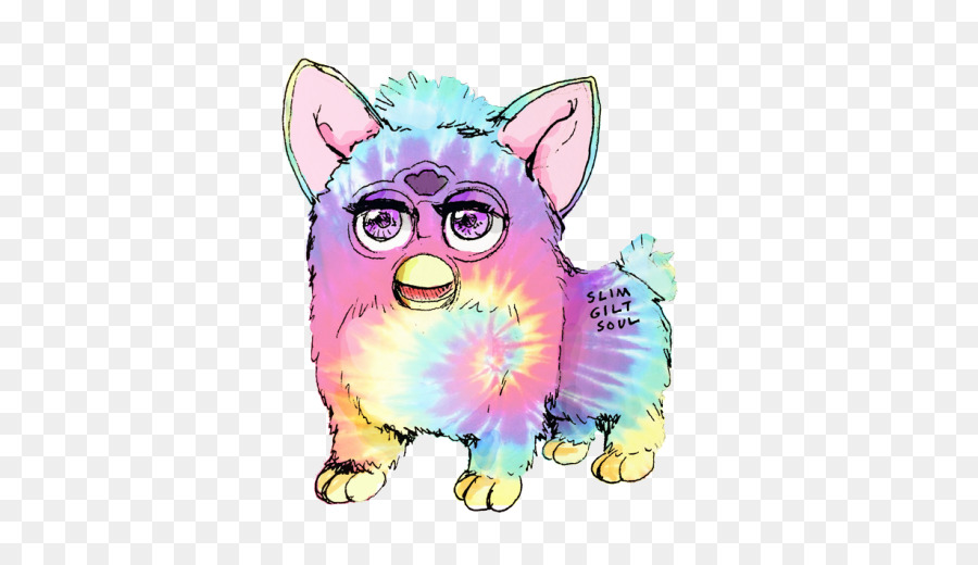 Furby Coloré，Teinture Par Nœuds PNG