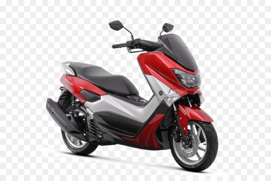 Moto Rouge Et Noire，Scooter PNG