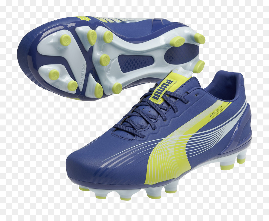 Crampons De Football Bleus，Football PNG