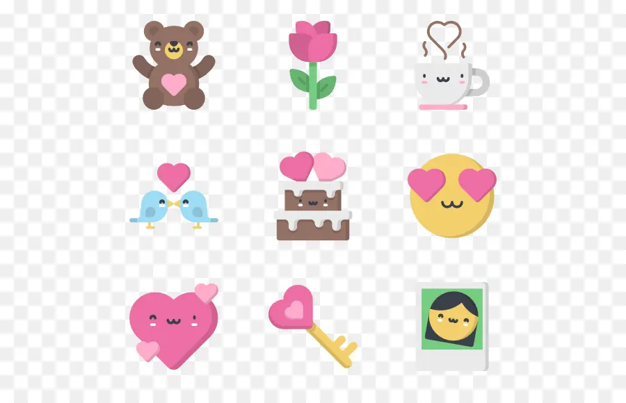 Icônes Mignonnes，émojis PNG