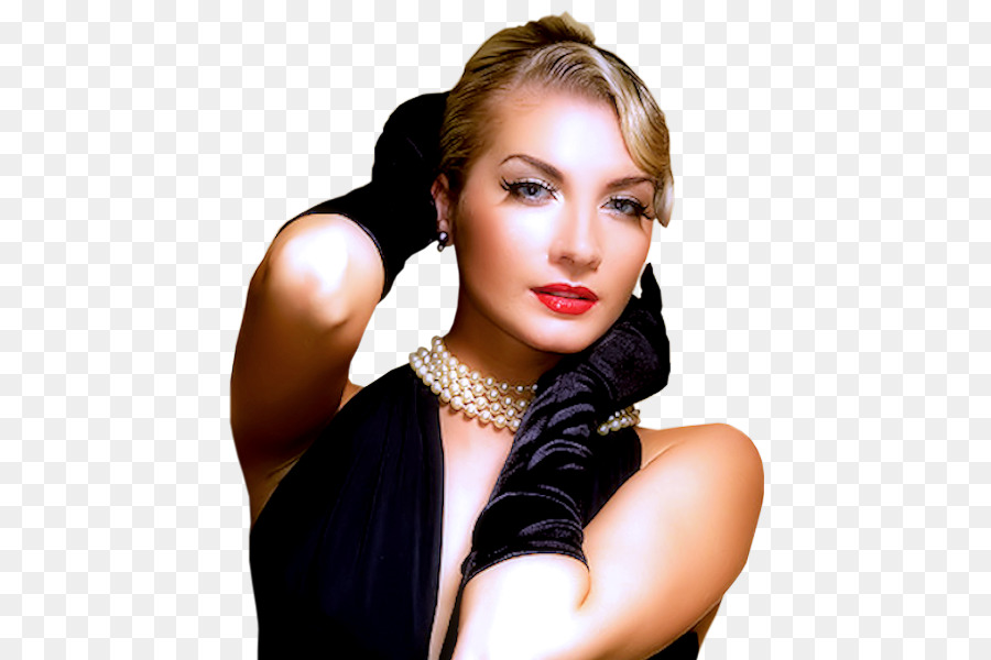 Femme Glamour，Perles PNG