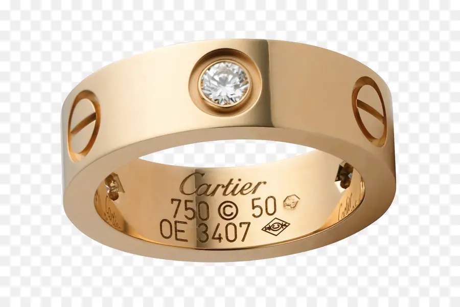 Bague En Or，Cartier PNG