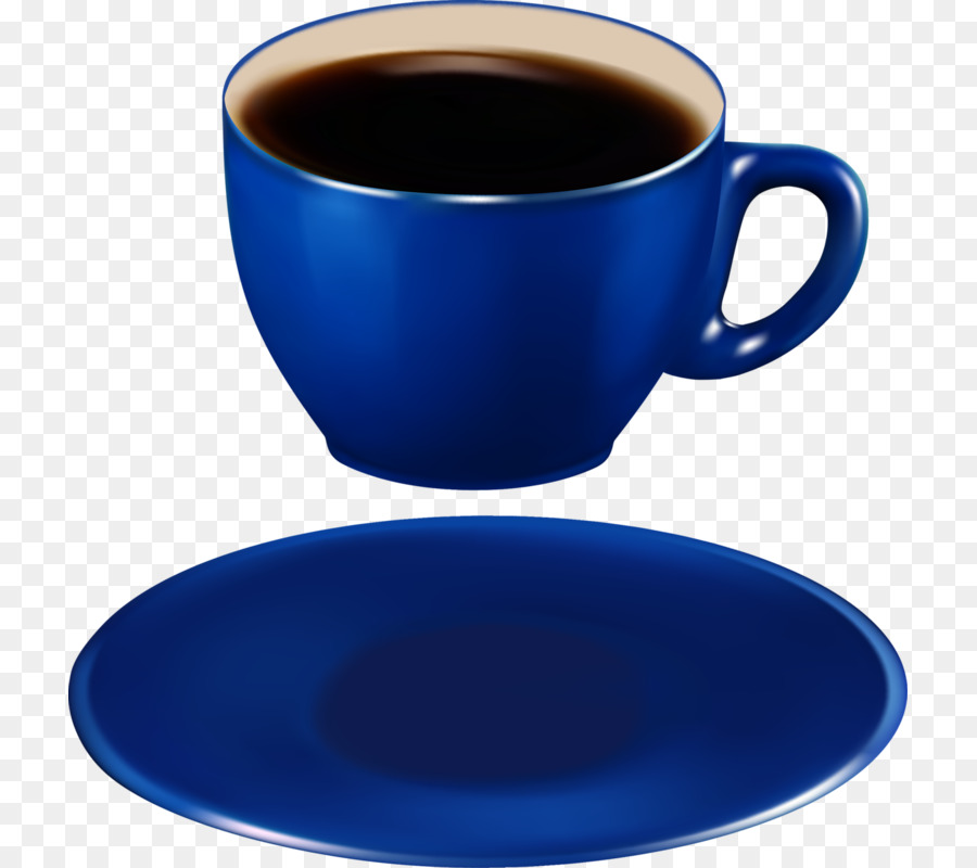 Tasse Bleue，Café PNG