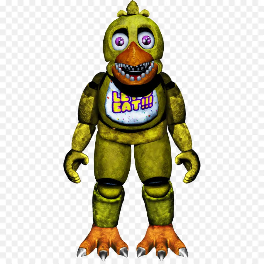 Animatronique Jaune，Mangeons PNG