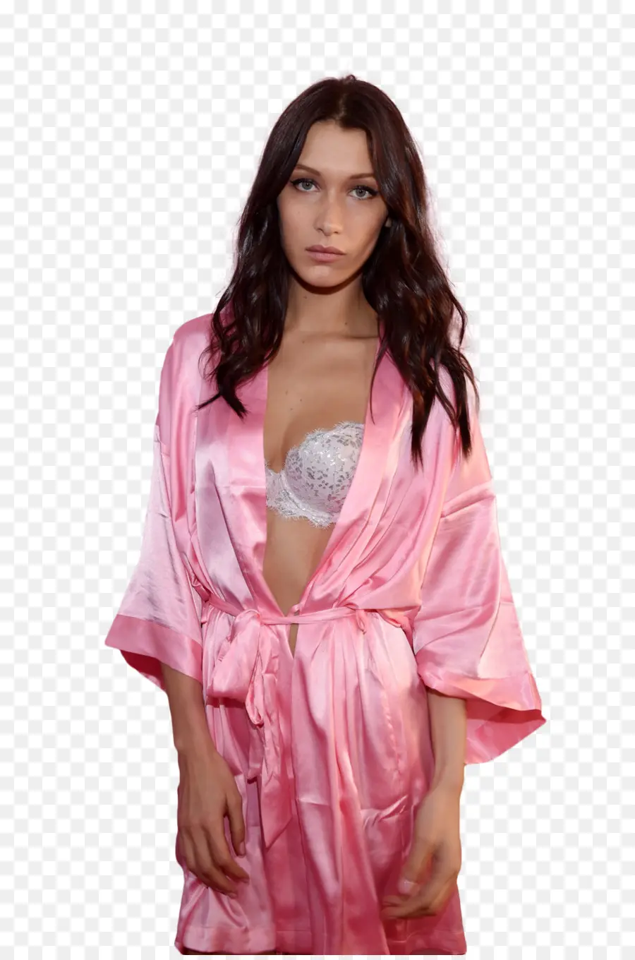 Femme En Robe Rose，Lingerie PNG