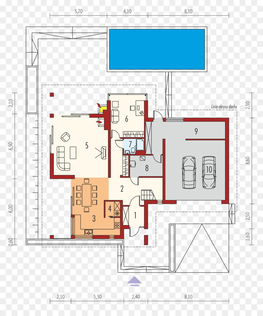 Plan D étage，Bâtiment PNG