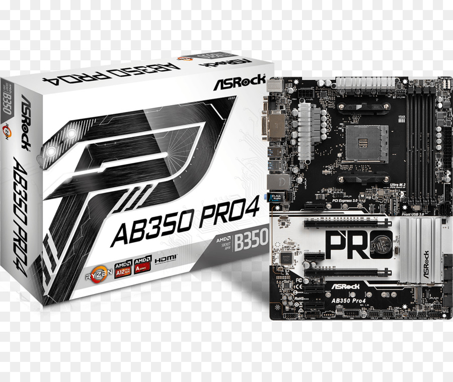 Carte Mère，Asrock Ab350 Pro4 PNG