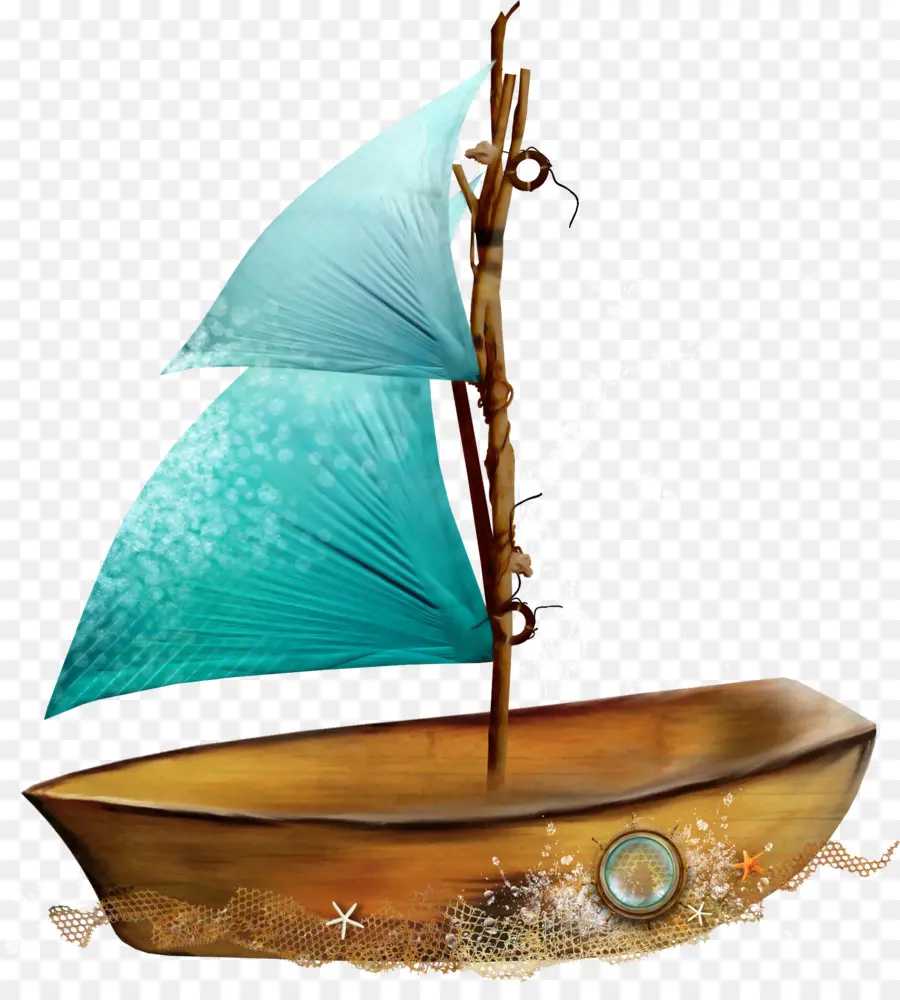 Bateau En Bois，Naviguer PNG