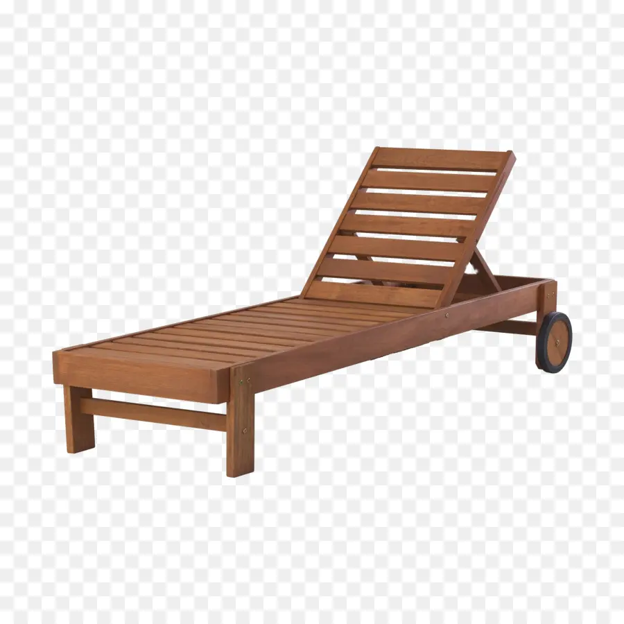 Chaise Longue En Bois，De Plein Air PNG