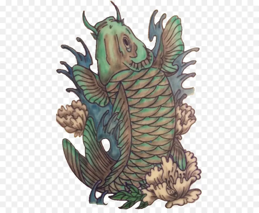 Conception De Tatouage De Poisson，Art PNG