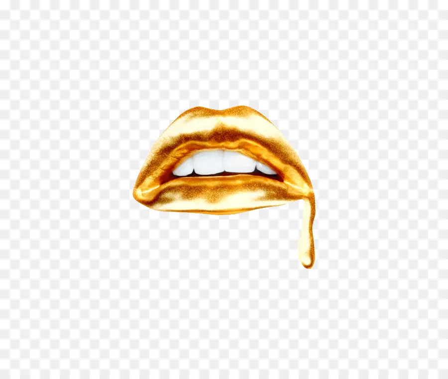 Lèvres Dorées，Bouche PNG