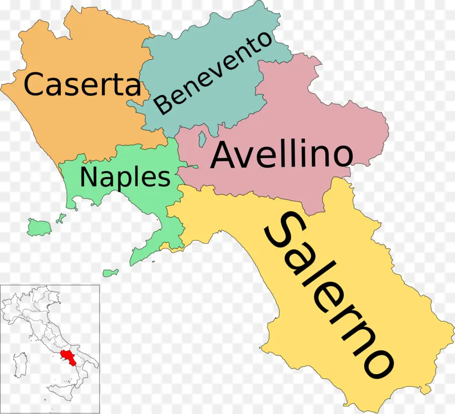 Naples，Les Régions De L Italie PNG