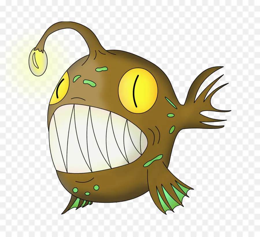 Baudroie De Dessin Animé，Poisson PNG