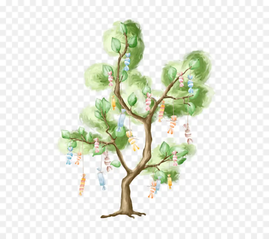 Arbre，Bonbons PNG