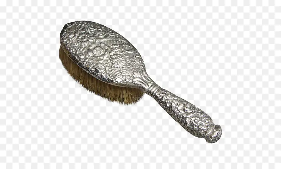 Brosse à Cheveux，Argent PNG