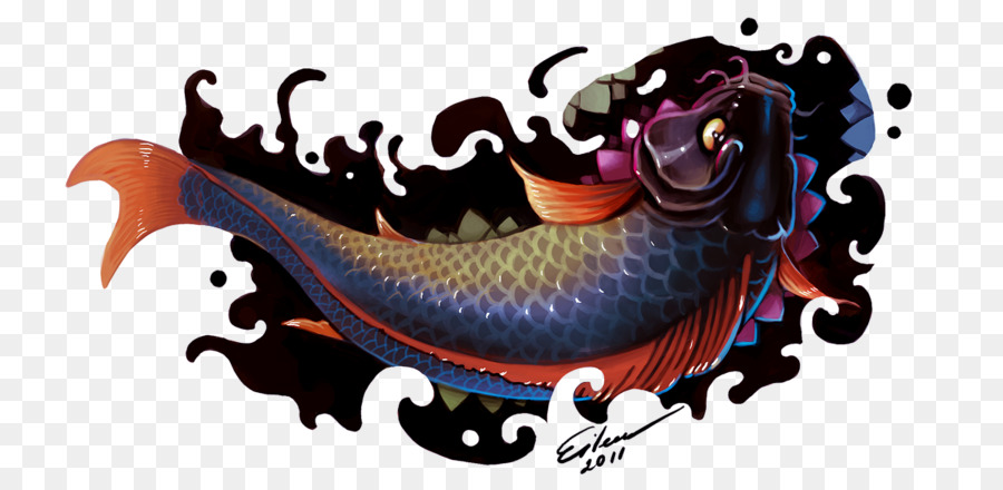 Tatouage De Poisson，Tatouage PNG