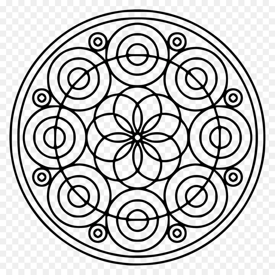 Mandalas，Cercles PNG