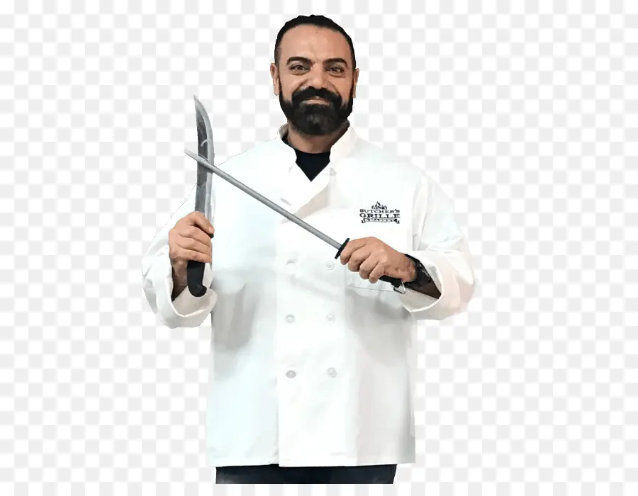 Chef Avec Couteau，Cuisson PNG