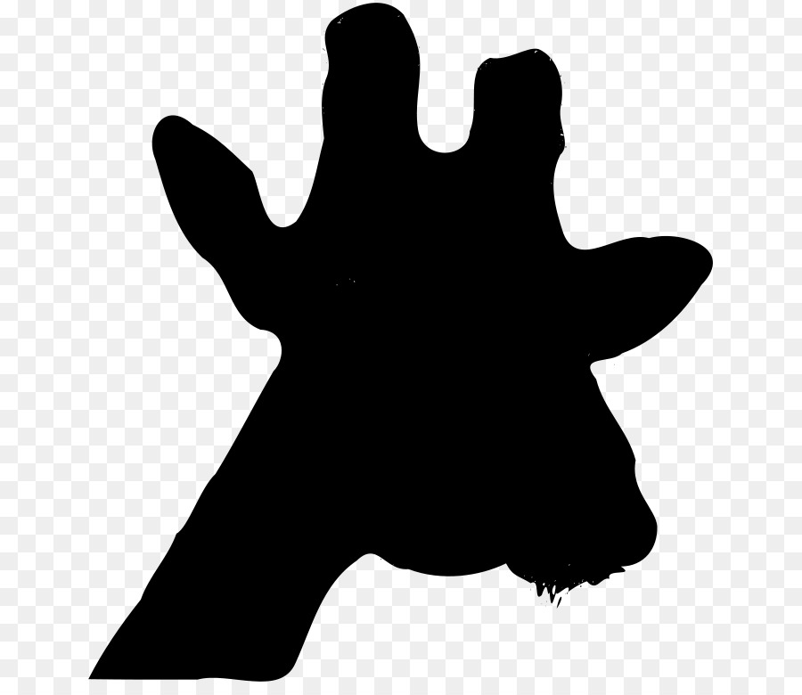 Silhouette De Vache，Noir PNG