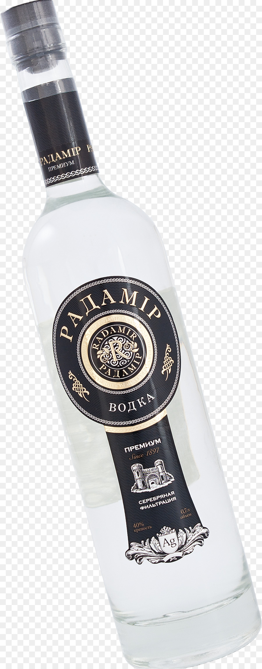 Bouteille De Vodka，Alcool PNG