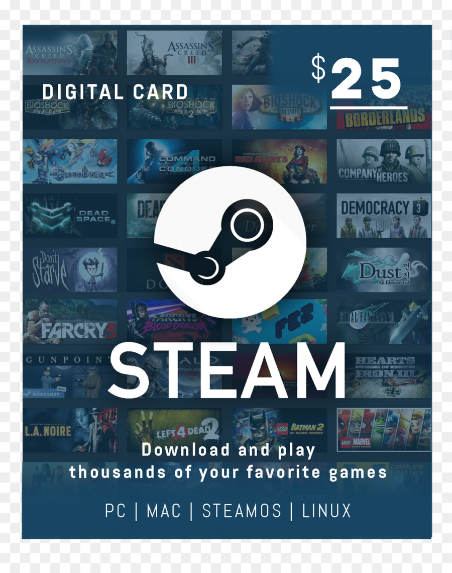 Carte Cadeau Steam，Jeux PNG