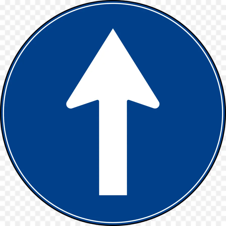 Signe De La Circulation，Oneway Trafic PNG