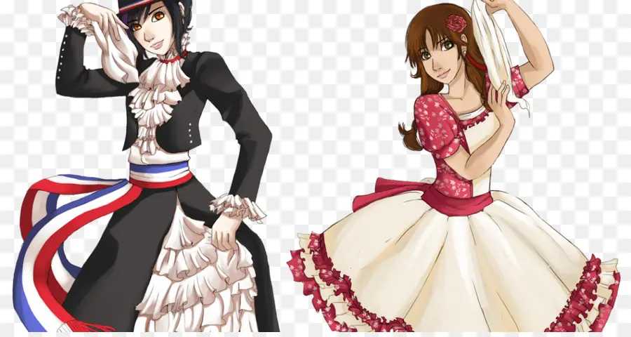 Danseurs Traditionnels，Costume PNG