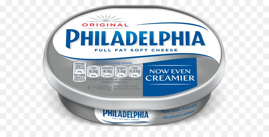 Fromage à La Crème Philadelphie，Laitier PNG