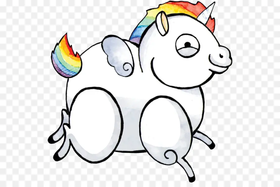 Licorne，Arc En Ciel PNG