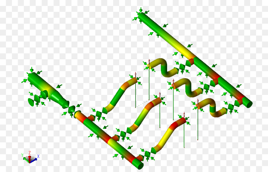 Tuyauterie，La Méthode Des éléments Finis PNG
