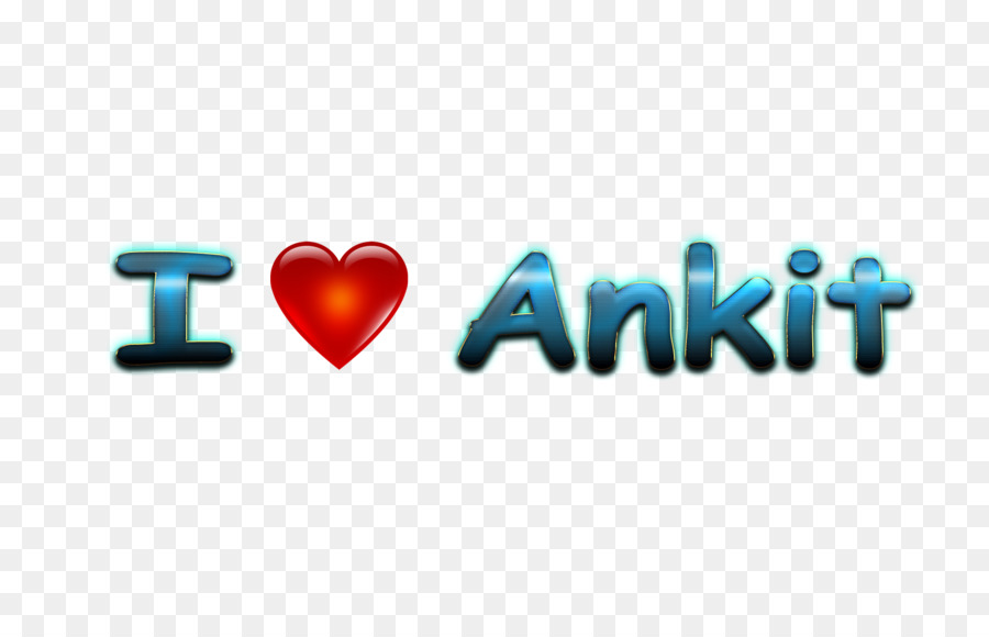 J'aime Ankit，Cœur PNG