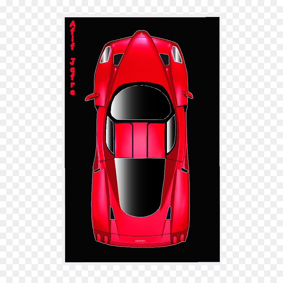 Voiture Rouge，Vue De Dessus PNG