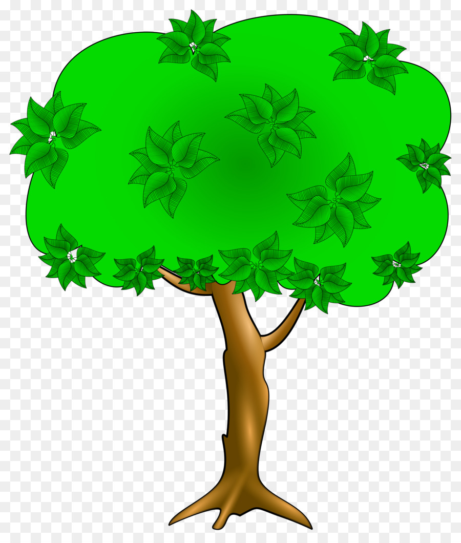 Arbre，Vert PNG