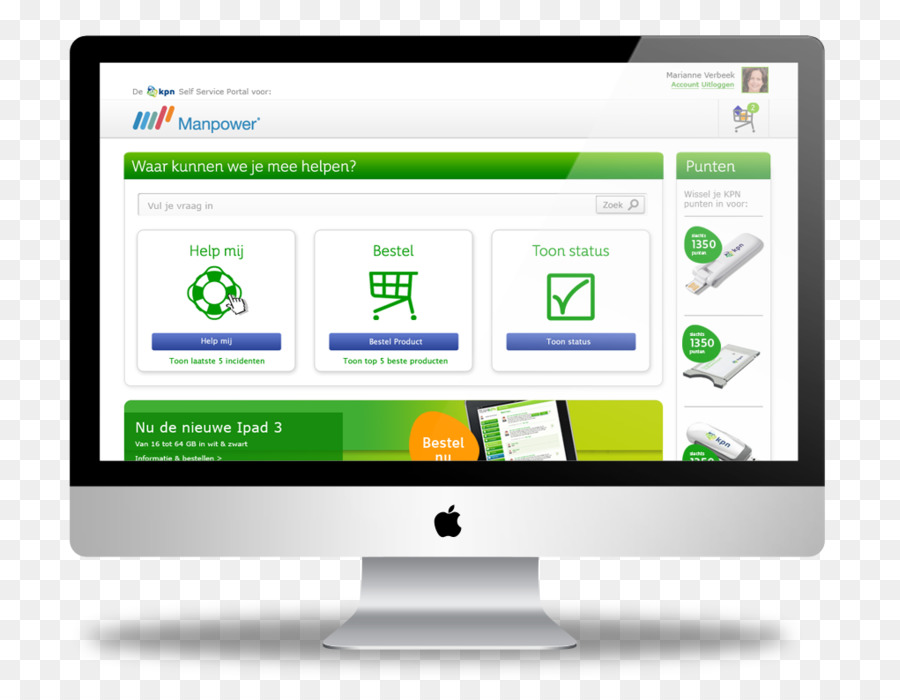 Kpn，Conception Web PNG