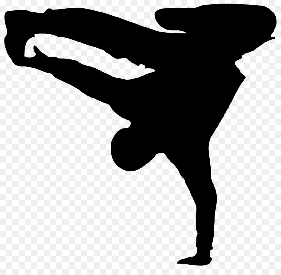 Silhouette D'équilibre，Gymnastique PNG