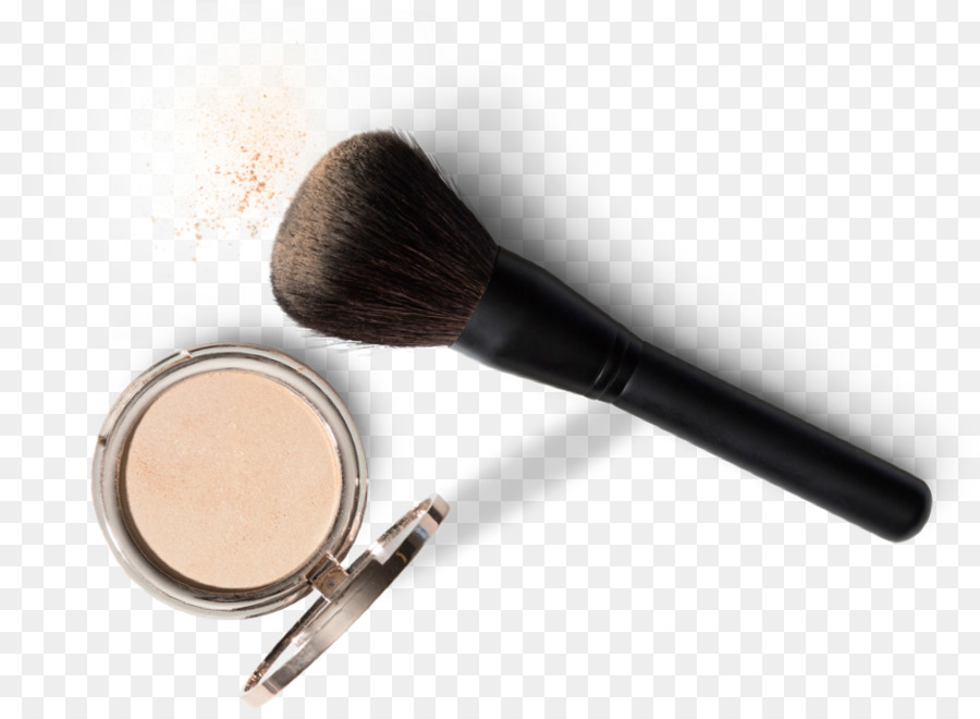 Pinceau Et Poudre De Maquillage，Beauté PNG