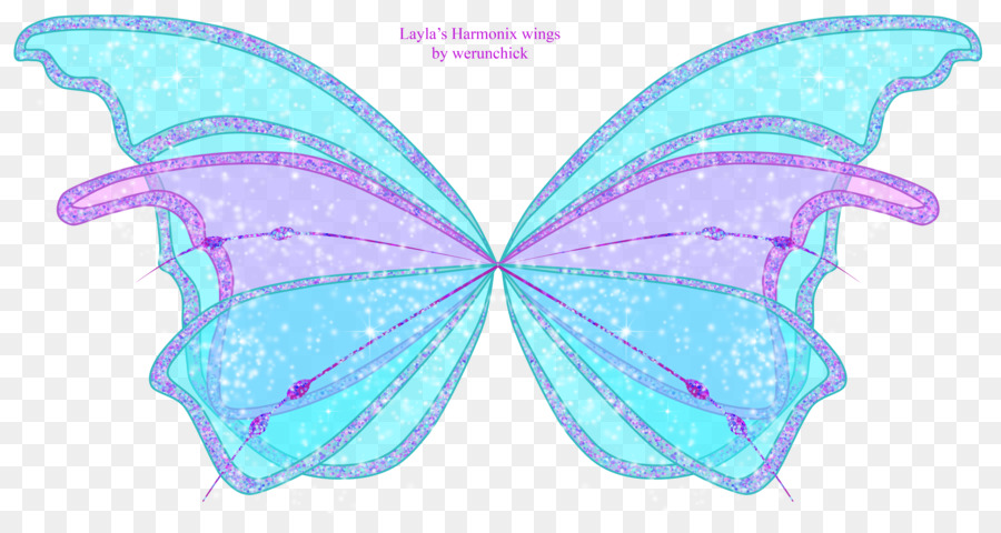 Ailes De Papillon，Bleu PNG