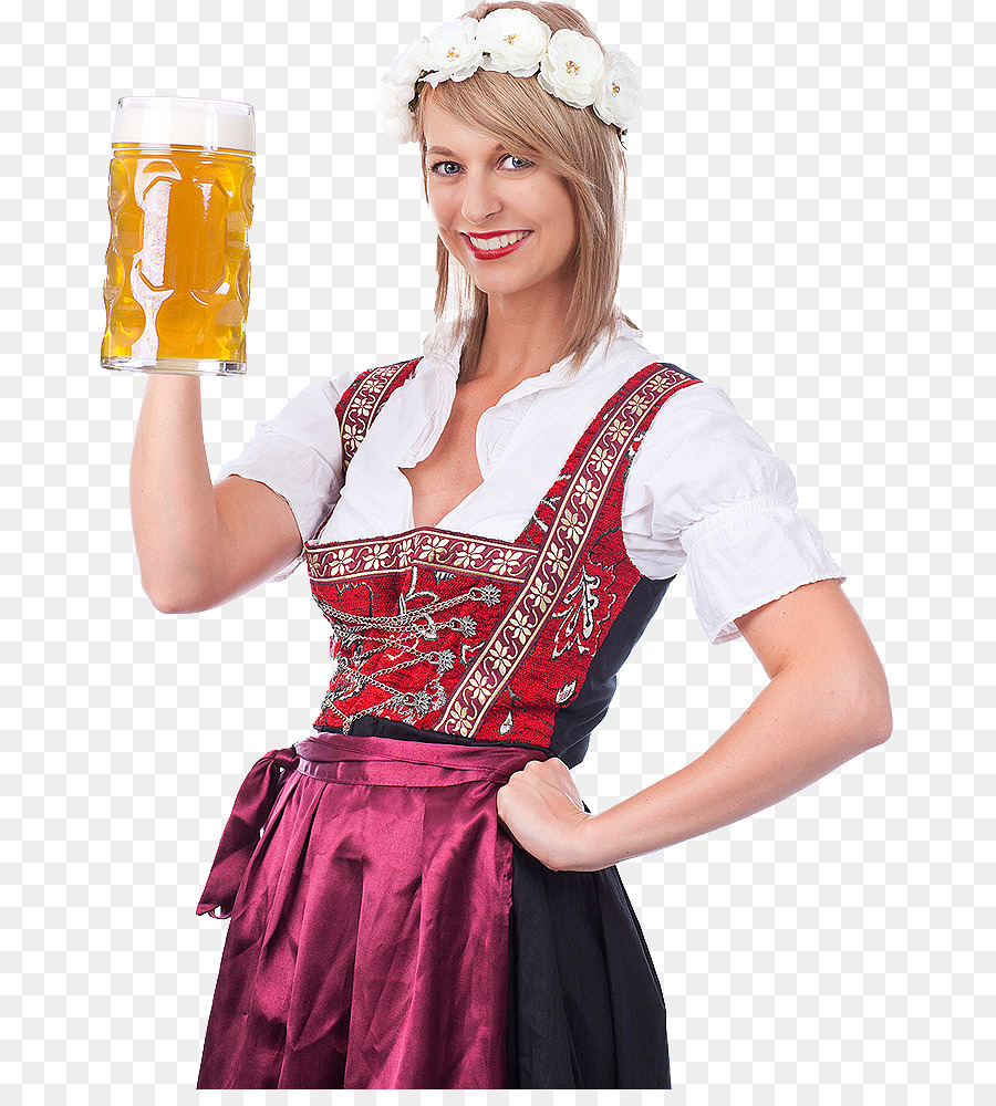 Femme Avec De La Bière，Bière PNG