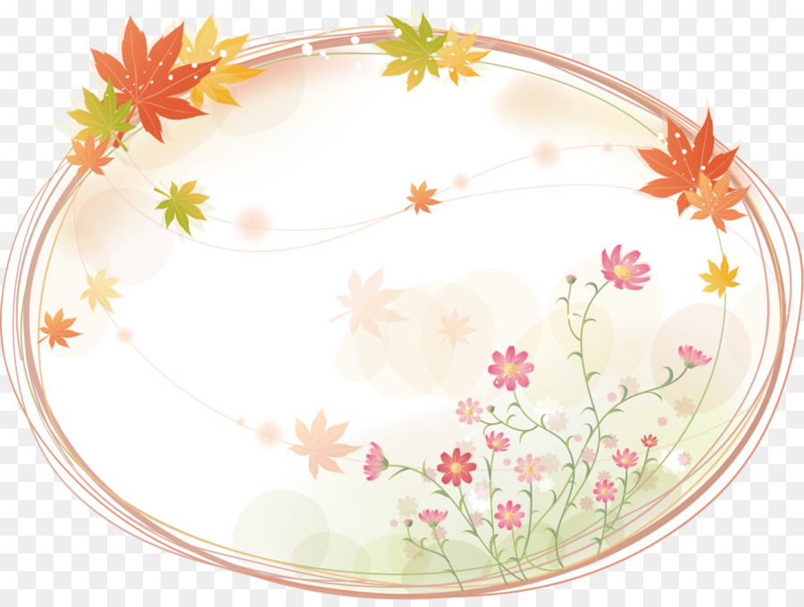 Cadre Floral，Fleurs PNG