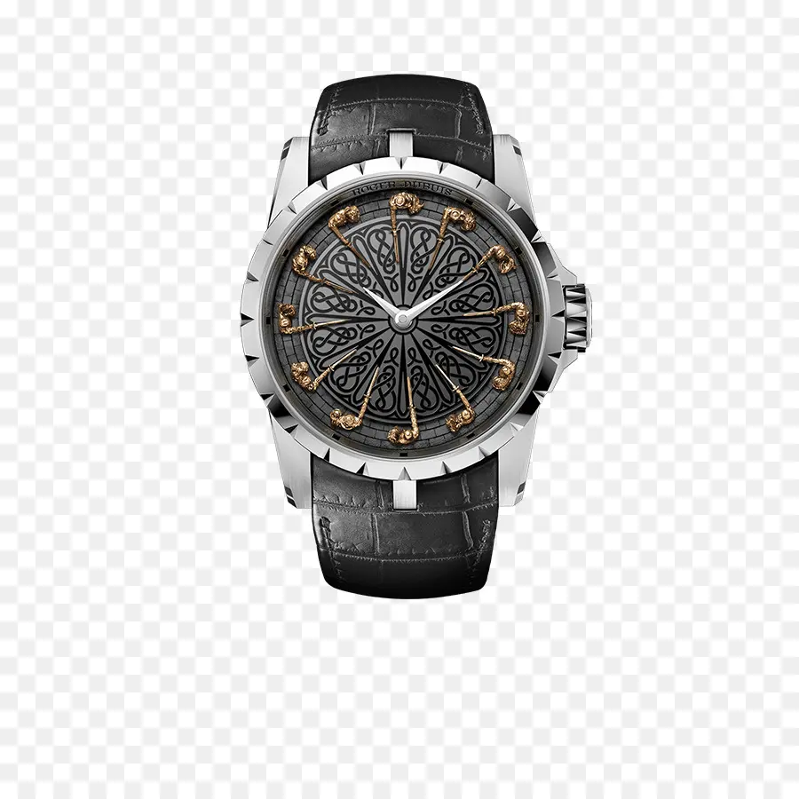 Montre，Bracelet En Cuir PNG