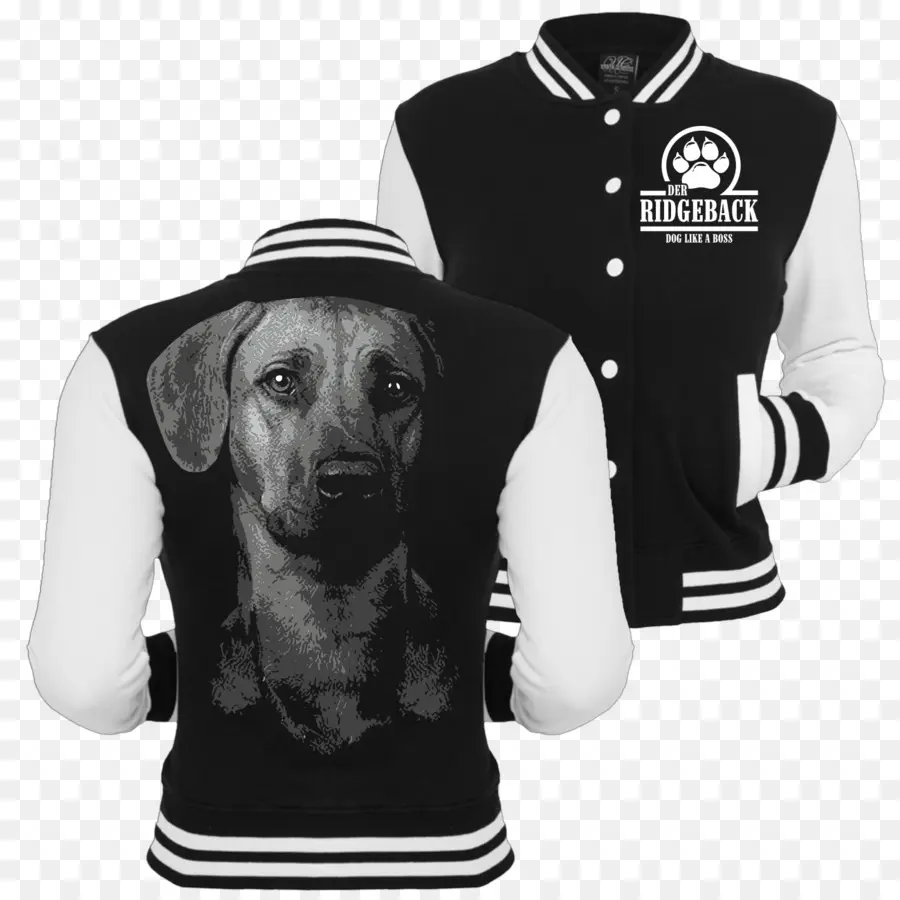 Veste Avec Imprimé Chien，Noir Et Blanc PNG