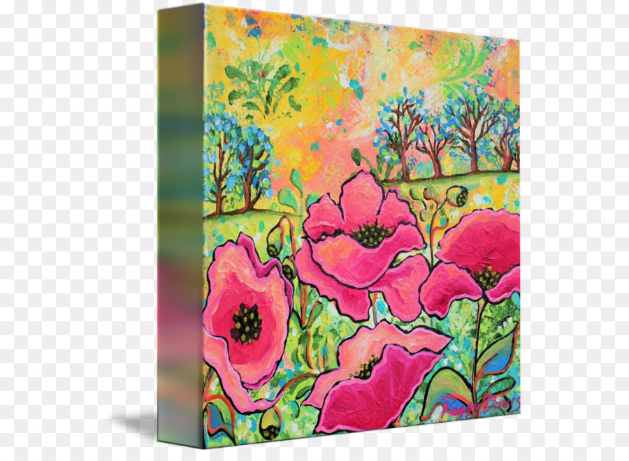 Peinture，Design Floral PNG