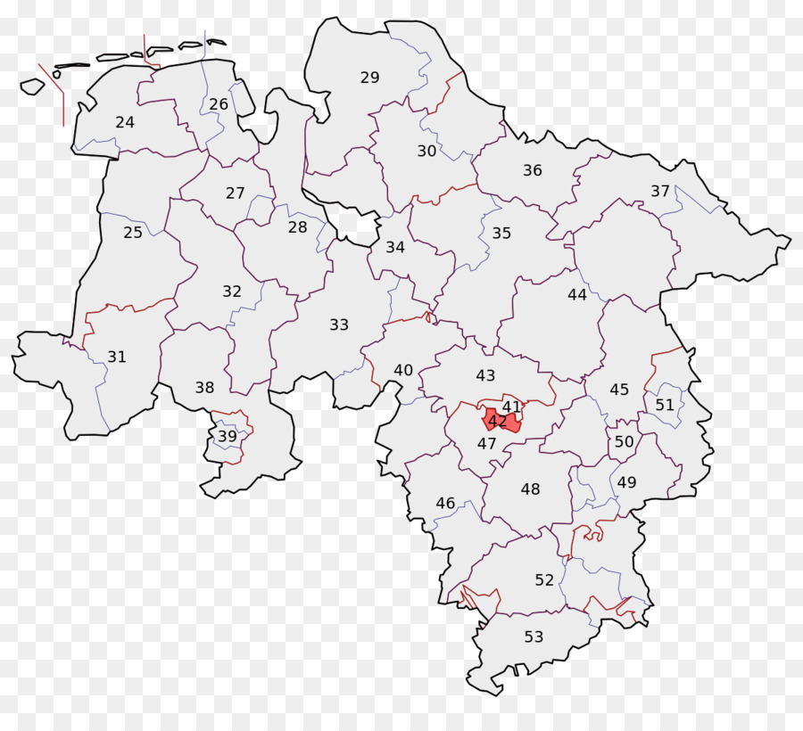 Braunschweig，Circonscription De Stadt Hannover Ii PNG