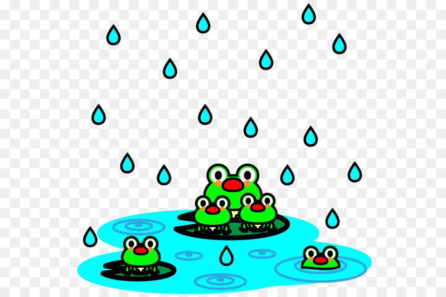 Asie De L Est Saison Des Pluies，Grenouille PNG