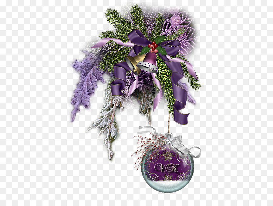 Design Floral，Ornement De Noël PNG