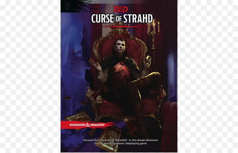 Livre La Malédiction De Strahd，Donjons Dragons PNG