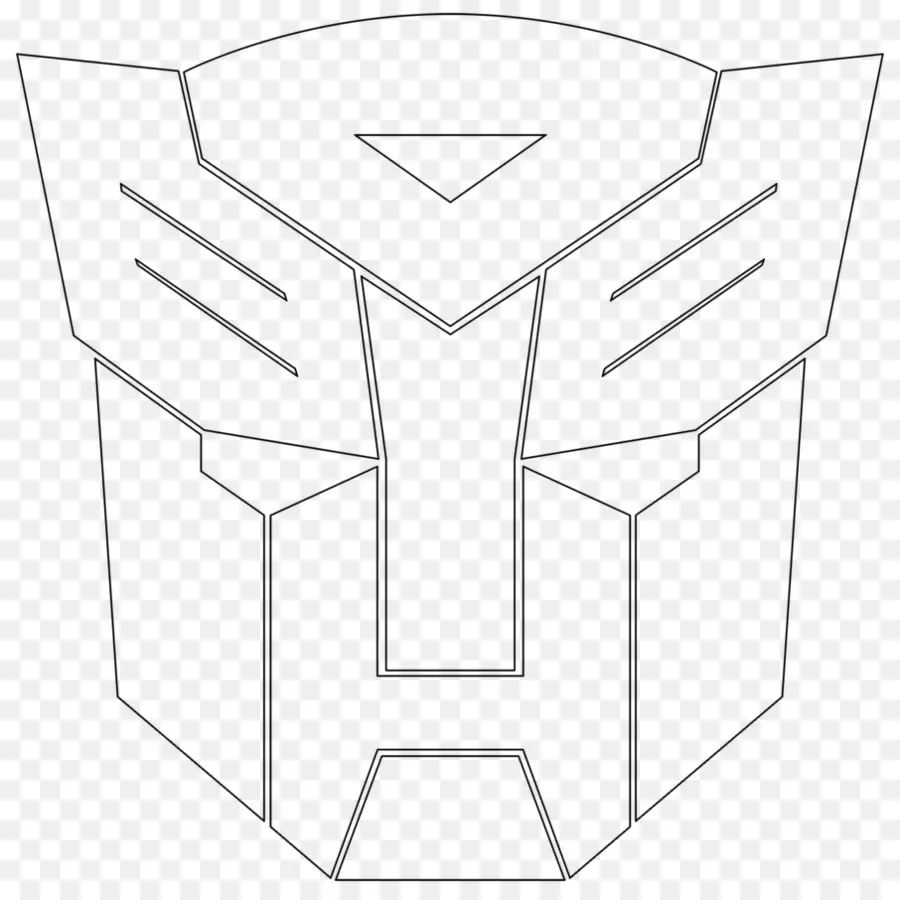 Visage De Robot，Contour PNG