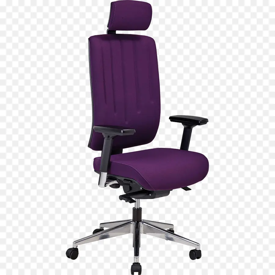 Chaise De Bureau，Violet PNG