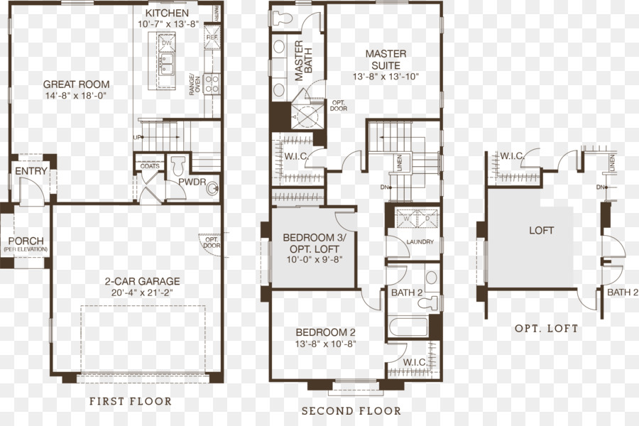 Plan D'étage，Maison PNG