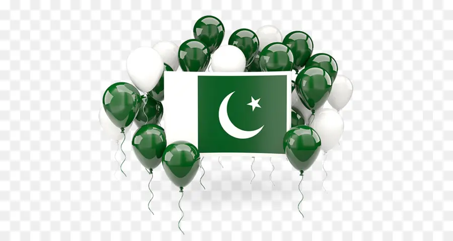 Drapeau Du Pakistan，Des Ballons PNG